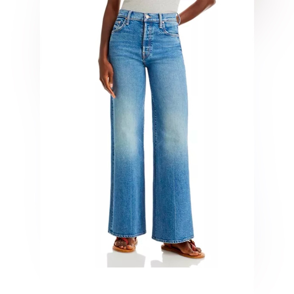 MOTHER Blue Flare & Wide Leg Jeans